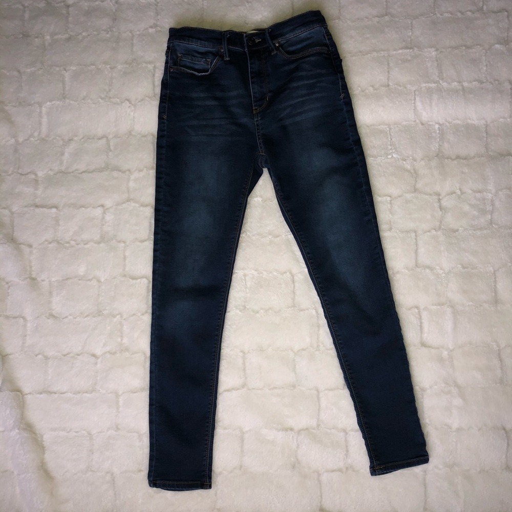 Mudd girls blue high rise Jegging Jeans size 7